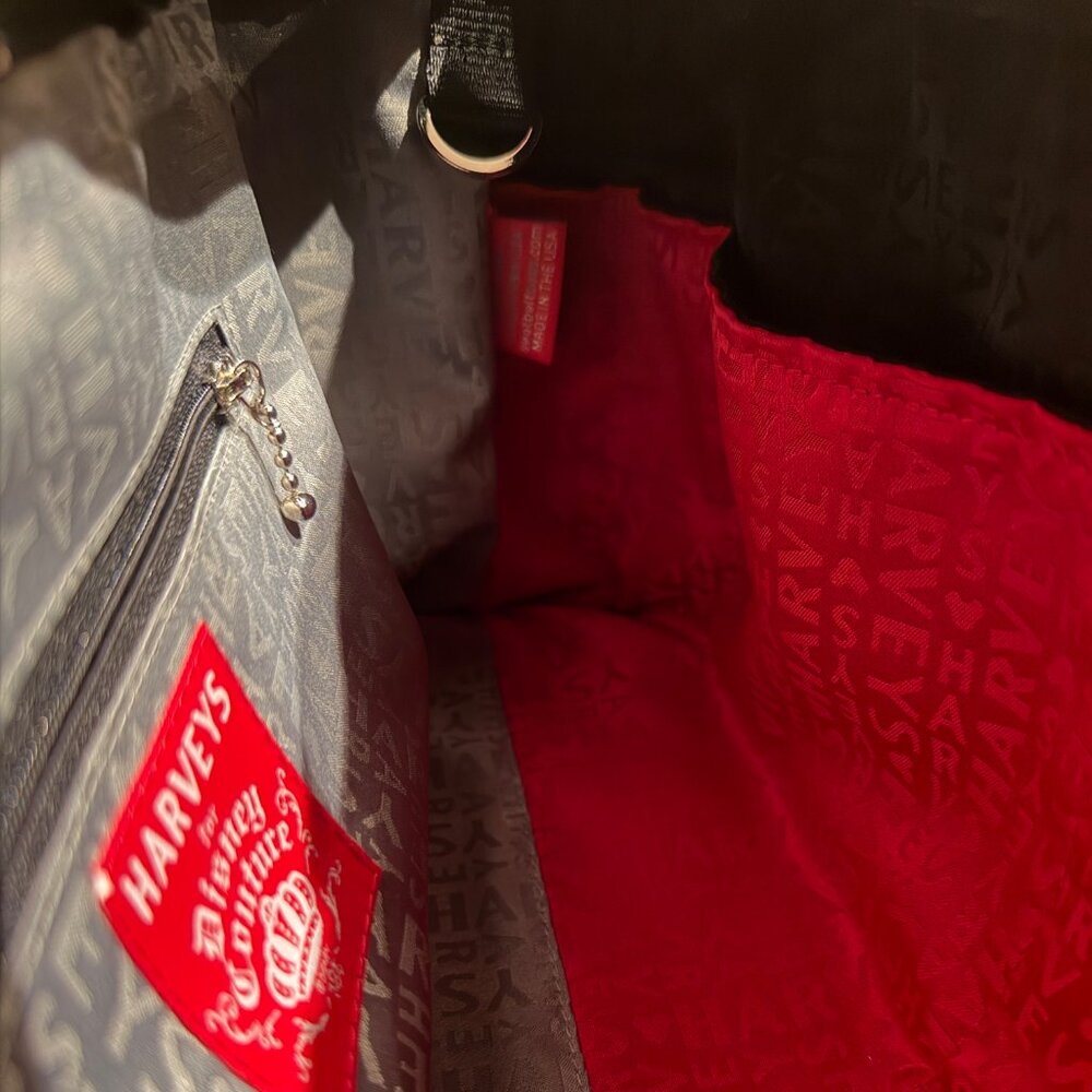 Harvey’s Disney Seatbelt I Love You to Pieces Mickey Mouse Baguette Tote - Picture 5 of 5